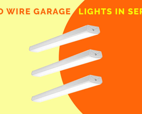 how to wire garage lights in series