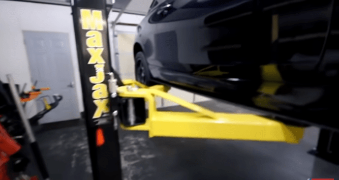 Storing A Car on 2 Post Lift