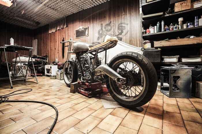 Motorbike garage